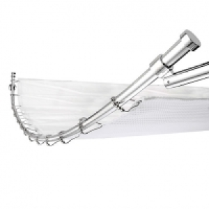 Croydex Luxury Curved Shower Curtain Rail - Chrome £27.00