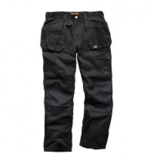 Scruffs Worker Plus Trouser Black - 38W 31L