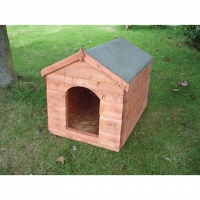 Wickes  Shire Timber Apex Large Sark Kennel Honey Brown - 4 x 2 ft