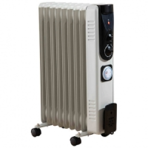Fine Elements Oil Filled Radiator 2kw - White £35.00