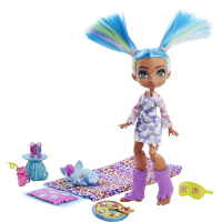 HomeBargains  Cave Club: Wild About Sleepover Doll And Accessories