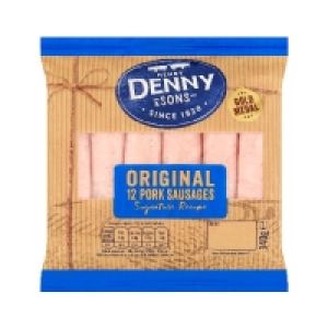 Denny 12 Pork Sausages £2.00