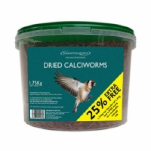 RobertDyas  Johnston & Jeff Dried Calciworm Tub with FREE scoop - 1.4kg 