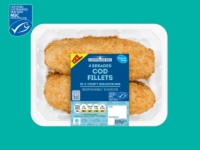 Lidl  Lighthouse Bay 4 Breaded Cod Fillets