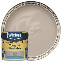 Wickes  Wickes Earl Grey - No.430 Tough & Washable Matt Emulsion Pai