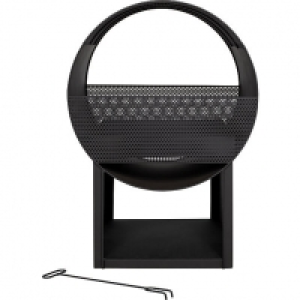 La Hacienda Camacha Garden Fireplace - Black