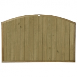 Forest Garden Pressure Treated Vertical Domed Top Tongue & G