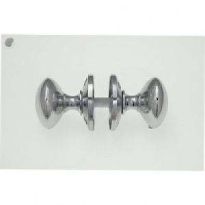Wickes Victorian Mortice Door Knobs - Chrome 1 Pair £16.50