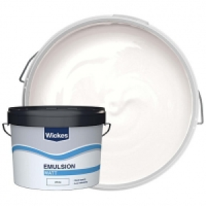 Wickes Matt Emulsion - White 10L £10.00