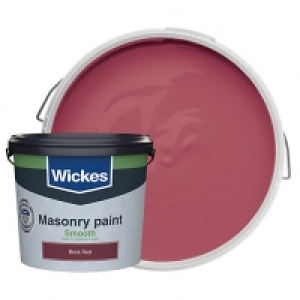 Wickes Masonry Smooth Brick Red 5L £20.00