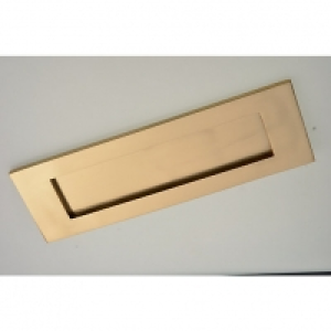 Wickes  Wickes Letterbox - Brass 100 x 300mm