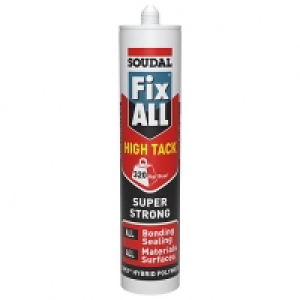 Soudal Fix ALL High Tack 290ml Hybrid Sealant & Adhesive £6.50