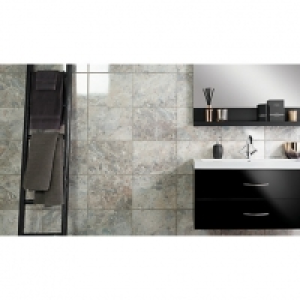 Wickes Avellino Cappuccino Grey Ceramic Wall & Floor Tile -  £11.88