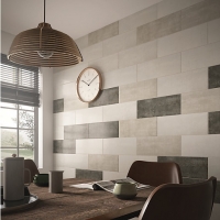 Wickes  Wickes Brooklyn Plaster Grey Ceramic Wall Tile - 500 x 200mm