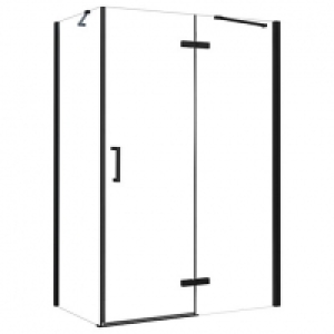 Wickes  Nexa By Merlyn 8mm Black Frameless Side Panel Only - 2000 x 