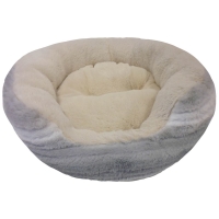BMStores  Oval Ombre Pet Bed - Grey
