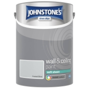 Johnstones Paint Vinyl Soft Sheen Emulsion - Frosted Silver