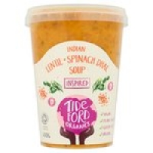 Tideford Organic Lentil & Spinach Dhal Soup £2.15