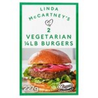Ocado  Linda McCartney 2 Vegetarian Quarter Pounders Frozen