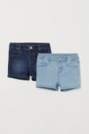 2-pack denim shorts £8.00