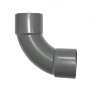 Wickes  FloPlast WS15G Solvent Weld Waste 92.5 Deg Bend - Grey 40mm