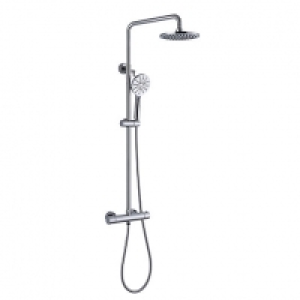 Wickes  Wickes Allure Thermostatic Shower Mixer & Diverter - Chrome