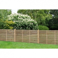 Wickes  Forest Garden Single Slatted Fence Panel 6 x 3ft 4 Pack