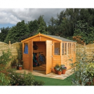 Rowlinson 9 x 18ft Shiplap Honey Brown Garden Workshop £2,100.00