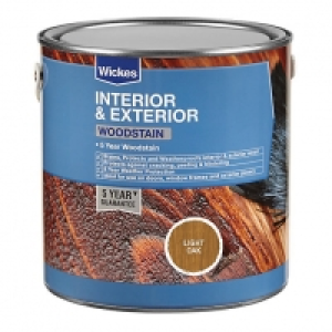 Wickes  Wickes Woodstain - Light Oak 2.5L