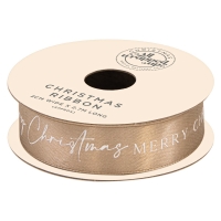 BMStores  Christmas Satin Gift Ribbon 2.7m - Merry Christmas