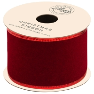 Traditional Christmas Gift Ribbon 2.7m - Red