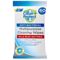 BMStores  Clean & Protect Anti-Bacterial Cleaning Wipes 60pk