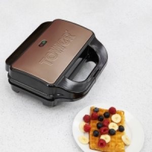 BMStores  Tower 3-in-1 Deep Fill Sandwich Maker - Rose Gold