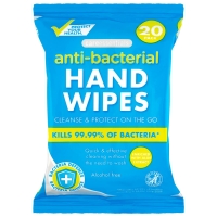 BMStores  Anti-Bacterial Hand Wipes 20pk