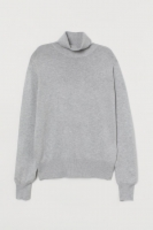 Fine-knit polo-neck jumper £7.00