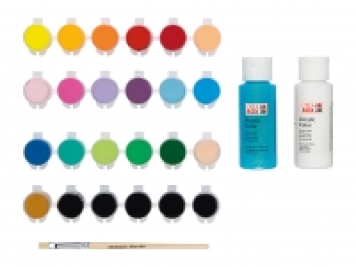 Creabox Mini Acrylic Paints with Brush