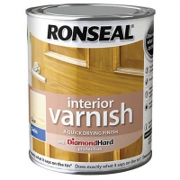Wickes  Ronseal Interior Varnish - Satin Clear 750ml