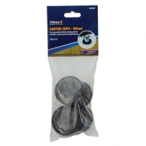 Vitrex Flooring Castor Cups Brown - Pack of 12
