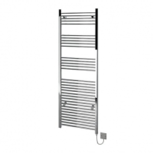 Kudox Flat Electric Towel Radiator - Chrome 600 x 1800 mm £190.00