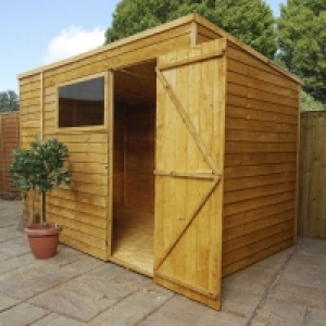 QDStores  Mercia 10 x 6 Overlap Pent Shed