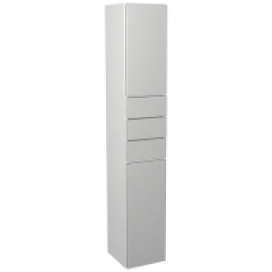 Wickes Vienna Grey Tower Unit with Drawers - 300 x 1762mm