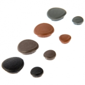 Envirotile Large Screw Cover Caps Brown - Pack of 25