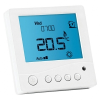 Wickes  Prowarm Programmable Digital Room Thermostat - White
