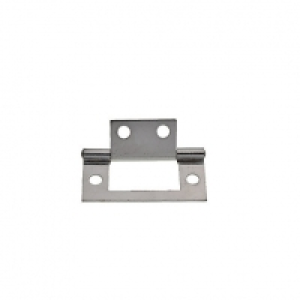 Wickes  Wickes Flush Hinge - Chrome 51mm Pack of 20