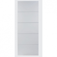 Wickes  Wickes Halifax White Smooth Moulded Primed 5 Panel Internal 