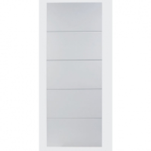 Wickes Halifax White Smooth Moulded Primed 5 Panel Internal