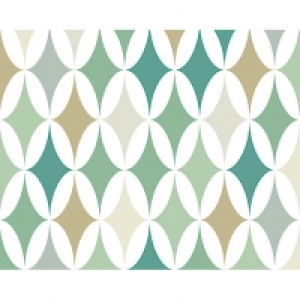 ohpopsi Green Formation Wall Mural - L 3m (W) x 2.4m (H)