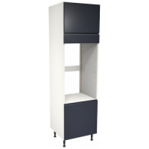 Camden Midnight Double Oven Tower Unit - 600mm