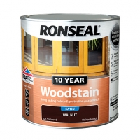 Wickes  Ronseal 10 Year Woodstain - Walnut 2.5L