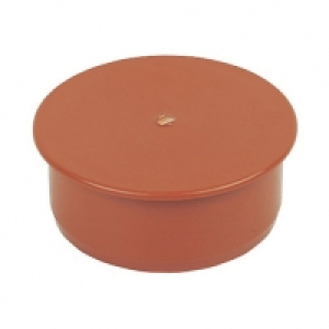FloPlast 110mm Socket Plug - Terracotta £4.50